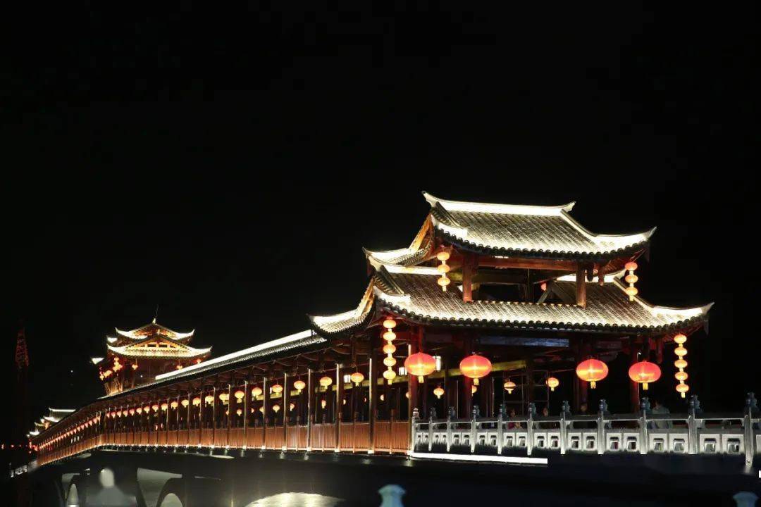福州连江含光廊桥图片