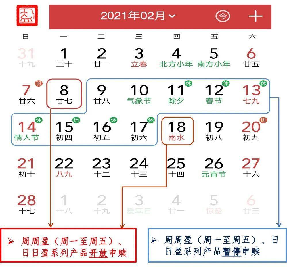 万向信托关于2021年春节假期短期理财产品交易安排调整的公告