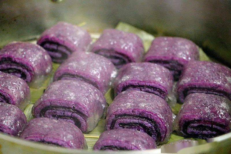 水晶紫薯卷图片