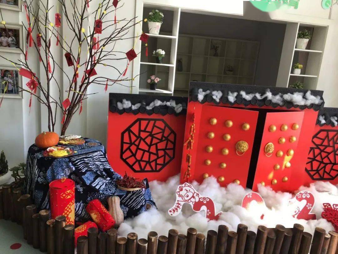 牛年环创幼儿园新年环创从大厅到主题墙牛年环创正当红100图鉴