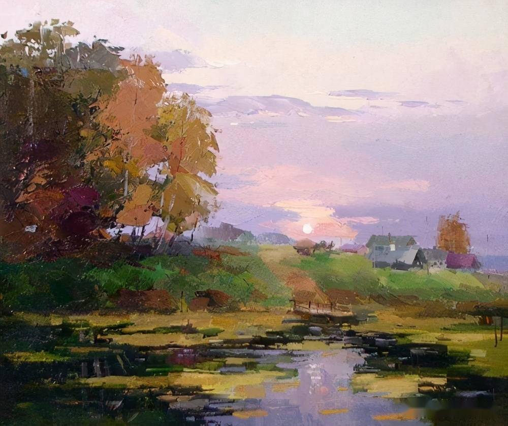 俄罗斯画家РоманБиляев风景油画作品欣赏