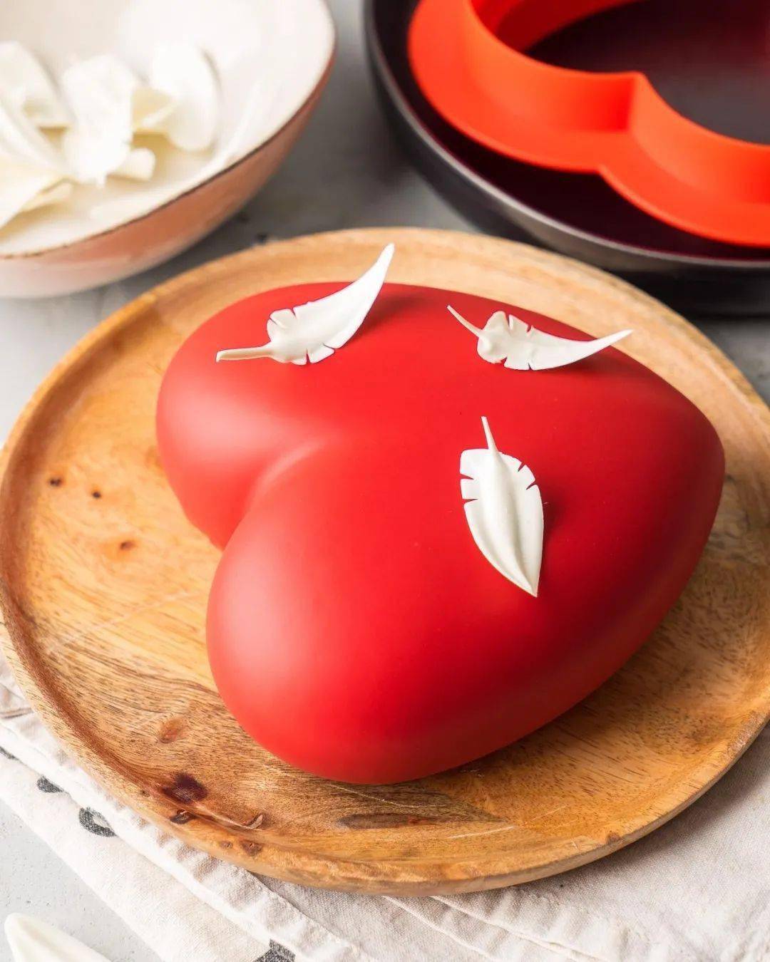 情人节蛋糕 いちごの恋 一个配方两个效果 已打包 可下载 冷冻