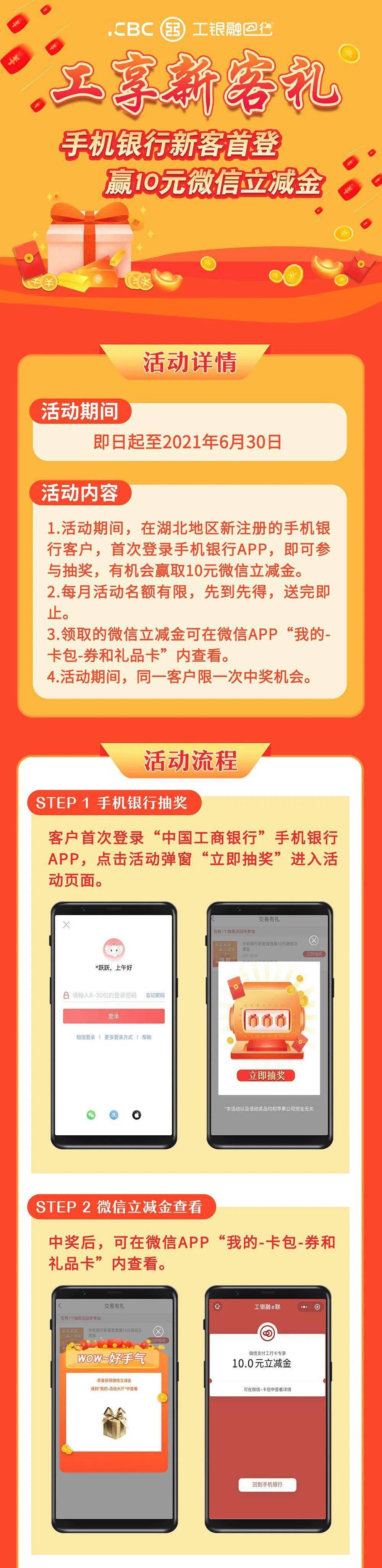 【工享新客礼】手机银行新客首登,赢10元微信立减金_手机搜狐网