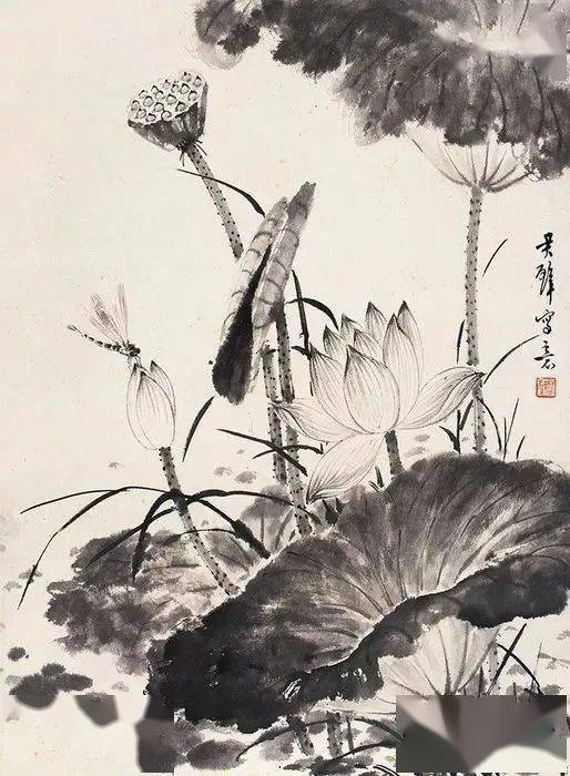 亭亭香远逗诗魂——黄君璧的写意荷花_搜狐网