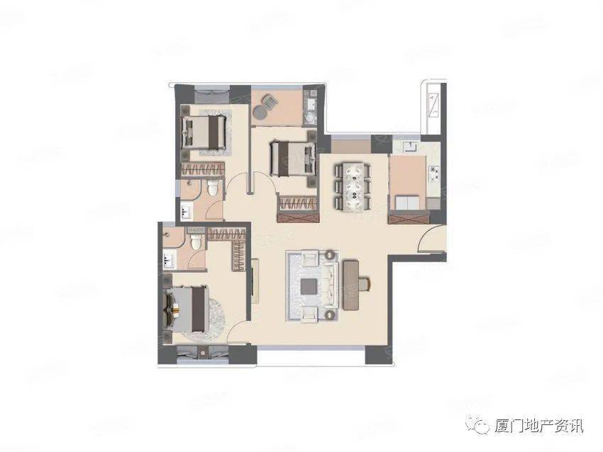 项目地处海沧cbd,是建发在厦门打造的继爱琴海与建发央座后的第三个