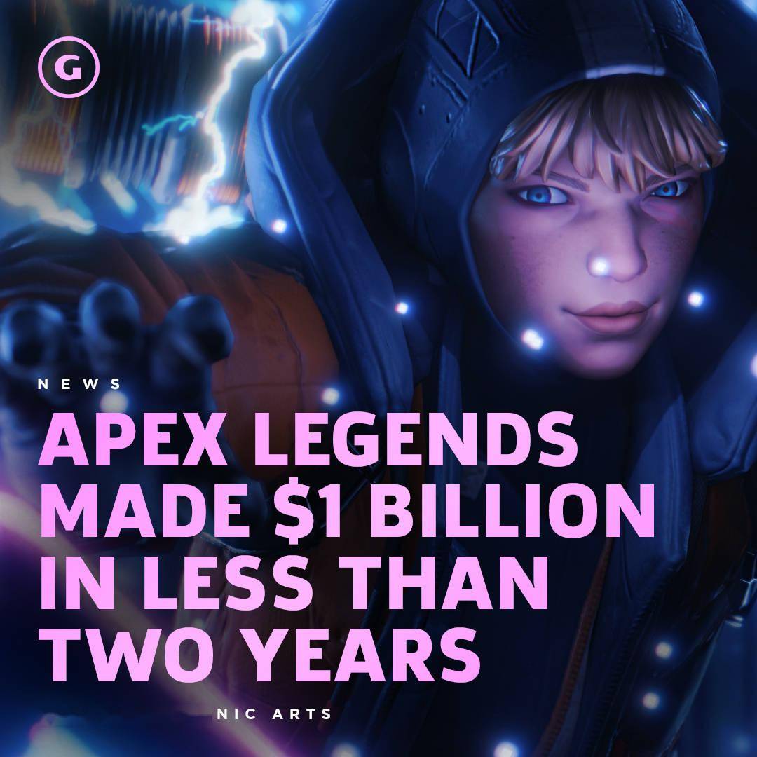 《Apex英雄》已经盈利10亿美元开发商非常开心