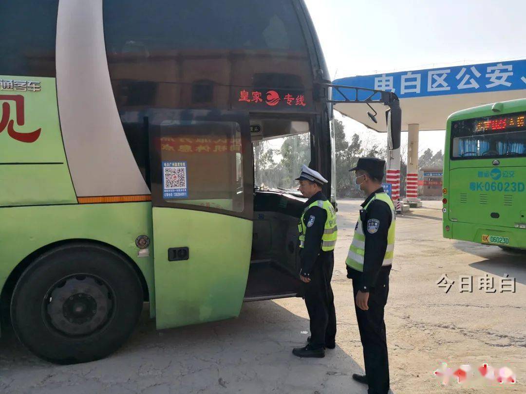 打造平安春运电白公安交警全力备战