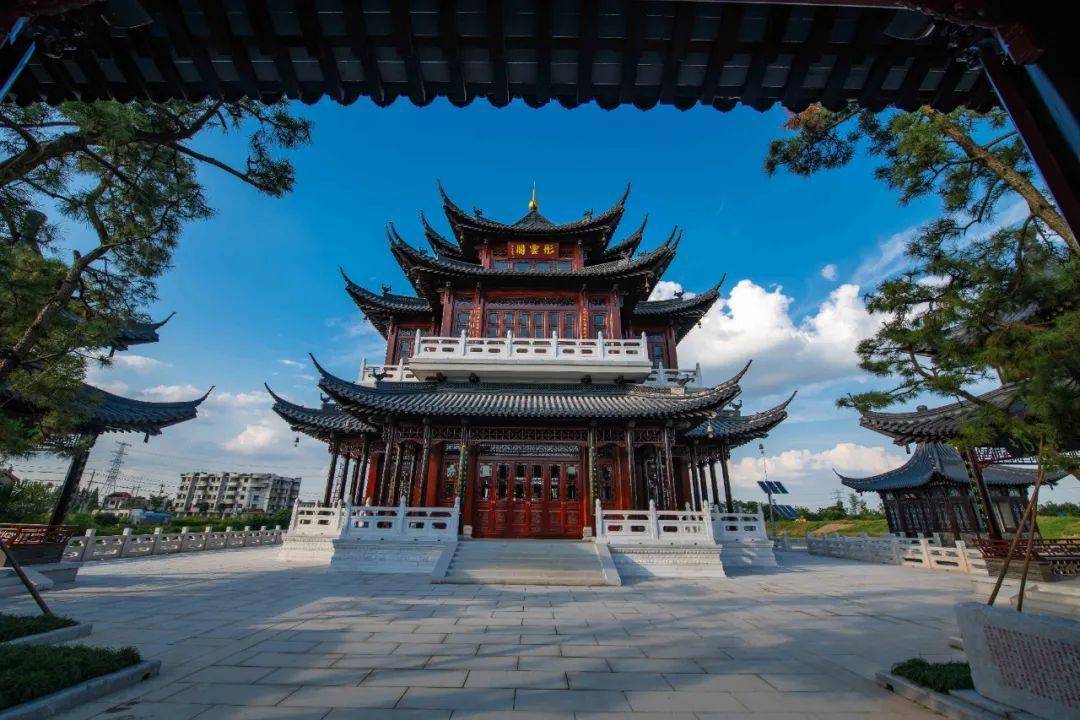 诗人张若虚在这里写下《春江花月夜》古渡公园邗江各景点陪你过大年!