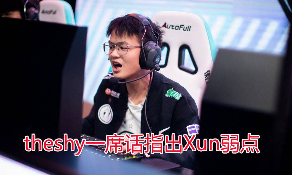 theshy指出xun弱点所在,"0怒气进场"他没错,ig沟通成病态