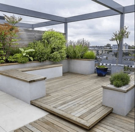 喜欢的收藏露台花园营造技巧