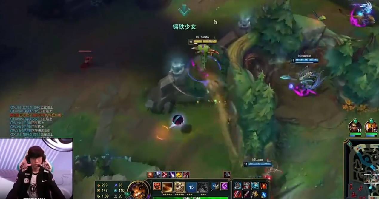 theshy纳尔之所以失误是因为被指挥了第一视角还原当时细节