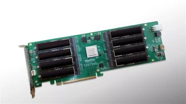 能插8块M.2 SSD的PCIe 4.0扩展卡来了:速度飙到28GB/s