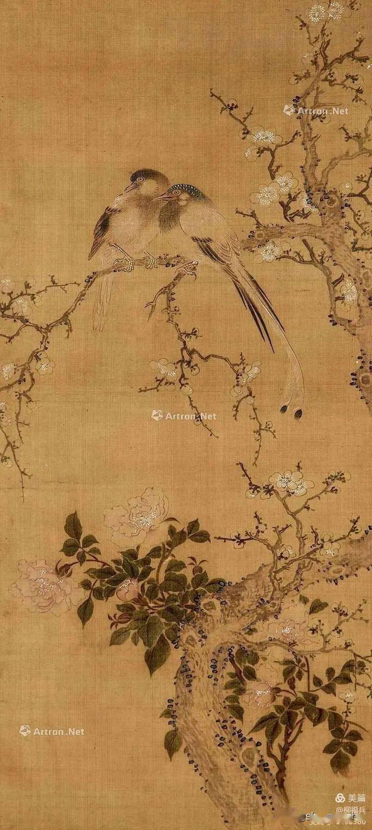 39幅名家花鸟双栖图清新淡雅