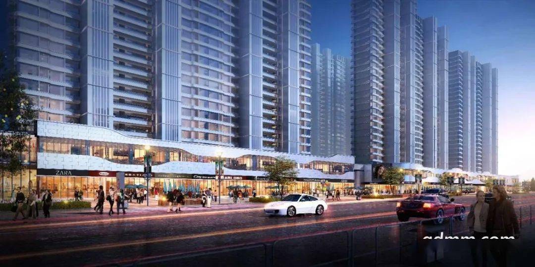 茂名飞鹏海岸城项目位于茂名市电白区海滨大道与向洋大道交汇处西南角