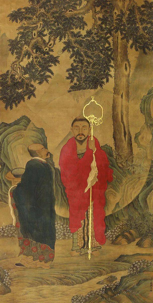 清宫廷画家丁观鹏释道人物画欣赏见者增福