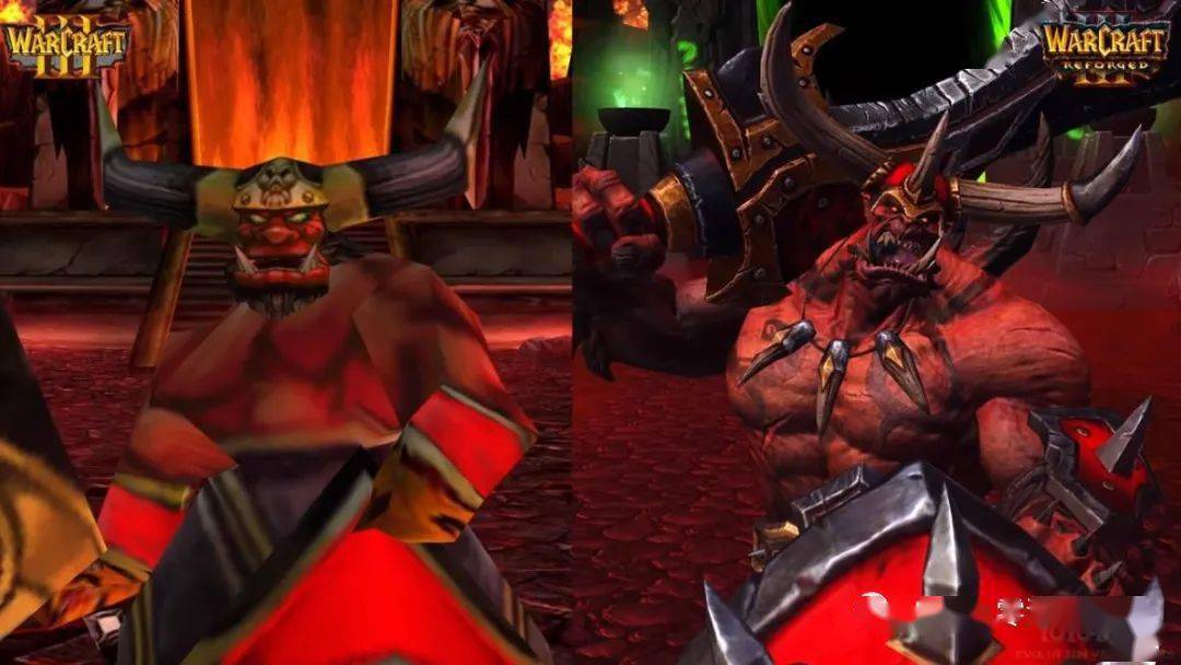 《魔兽争霸3》新旧角色对比(兽族)_纳兹格雷尔