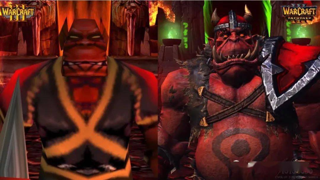 《魔兽争霸3》新旧角色对比(兽族)_纳兹格雷尔