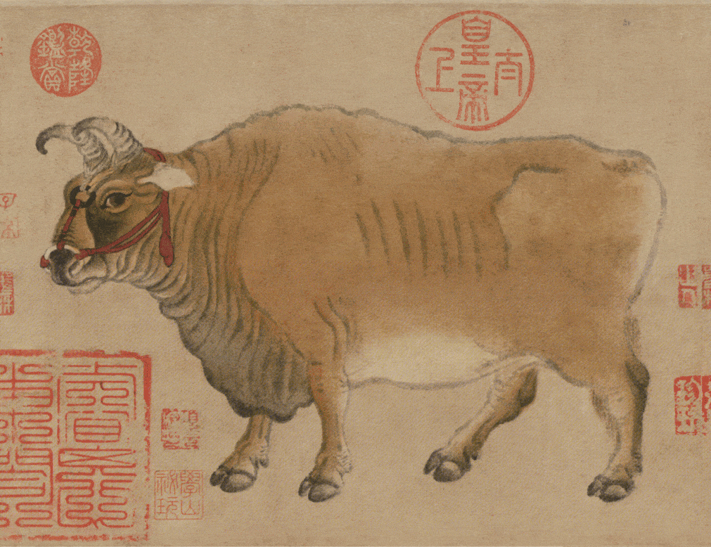 肉質画【牛】油彩画 肉質画【牛】油彩画 肉質画【牛】油彩画 中国历代画牛名作_凤凰网