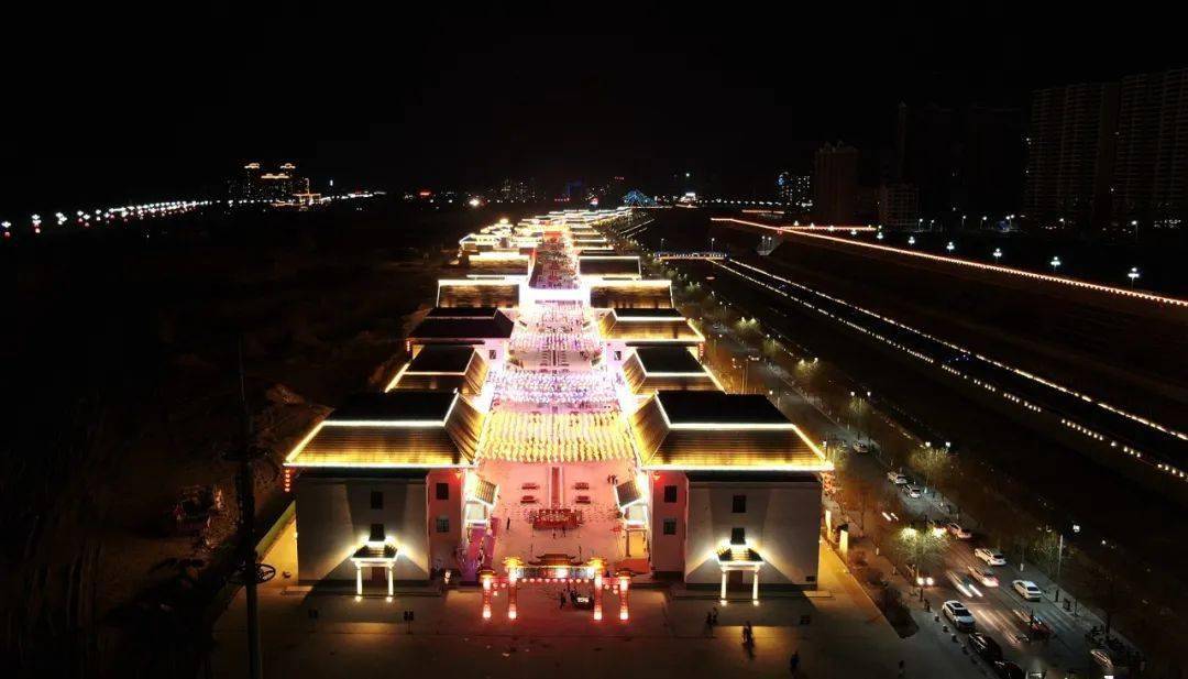 除夕前夜的会宁县城太美啦