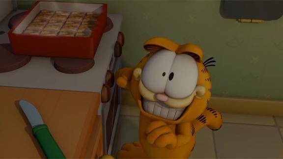 加菲猫加菲猫傻笑试图蒙混过关咧开一嘴大白牙