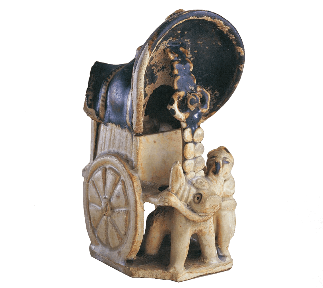 唐 青白釉牛车文人们也开始重新审视牛的文化价值