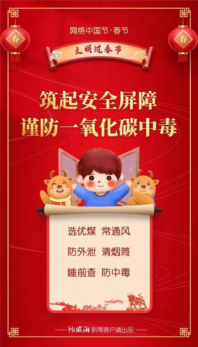 海报丨筑起安全屏障谨防一氧化碳中毒