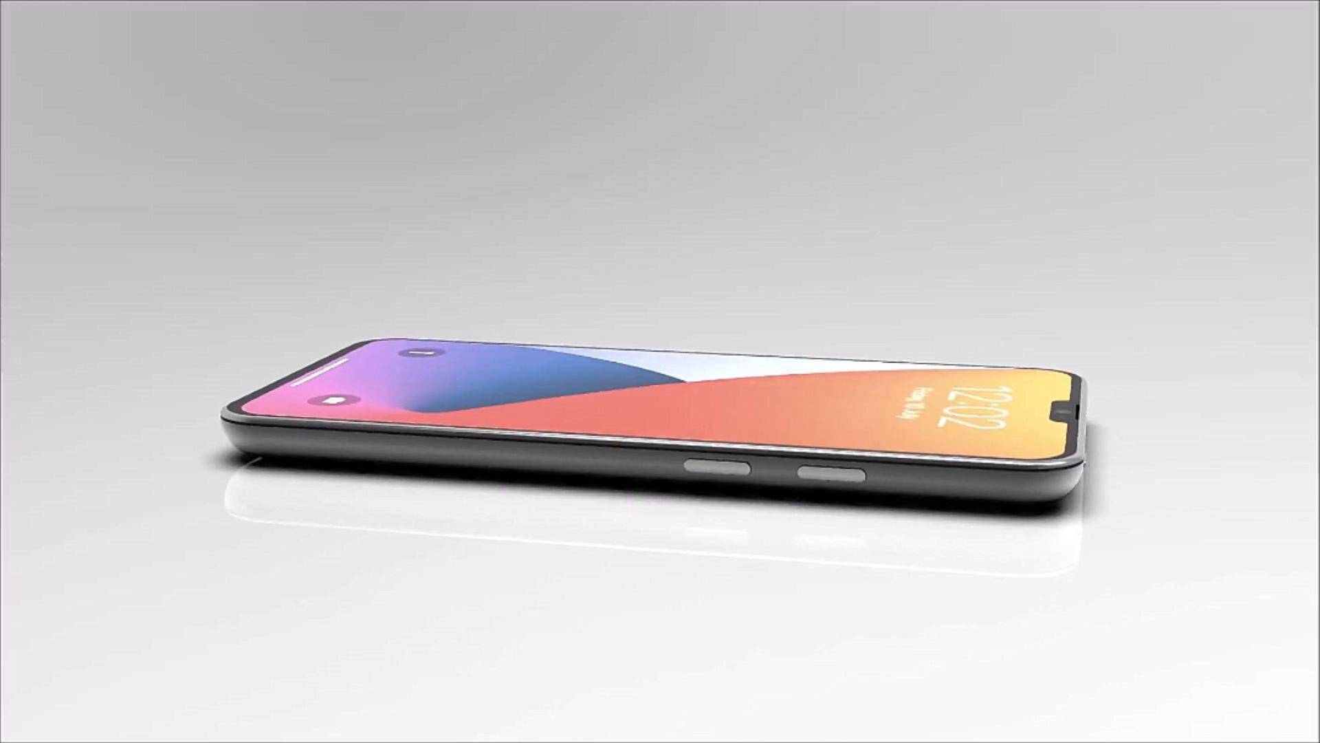 iphone13概念机:刘海缩短配四曲面弧形机身_苹果