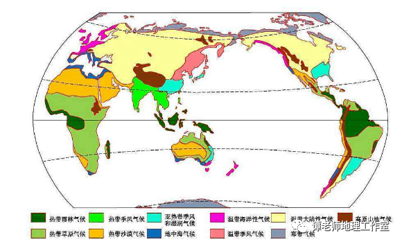 特殊的热带雨林气候分布区