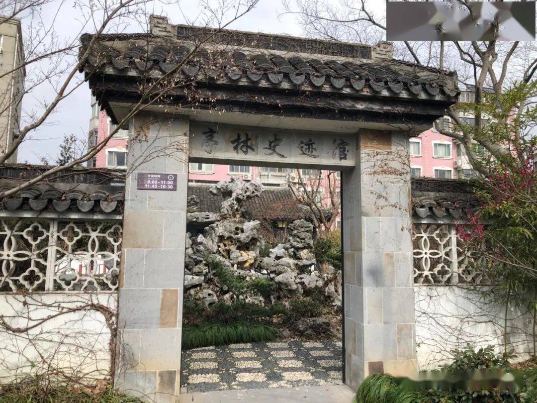 含一中式大门,上写亭林公园四字,不禁莞尔,亭林古文化遗址大概率就