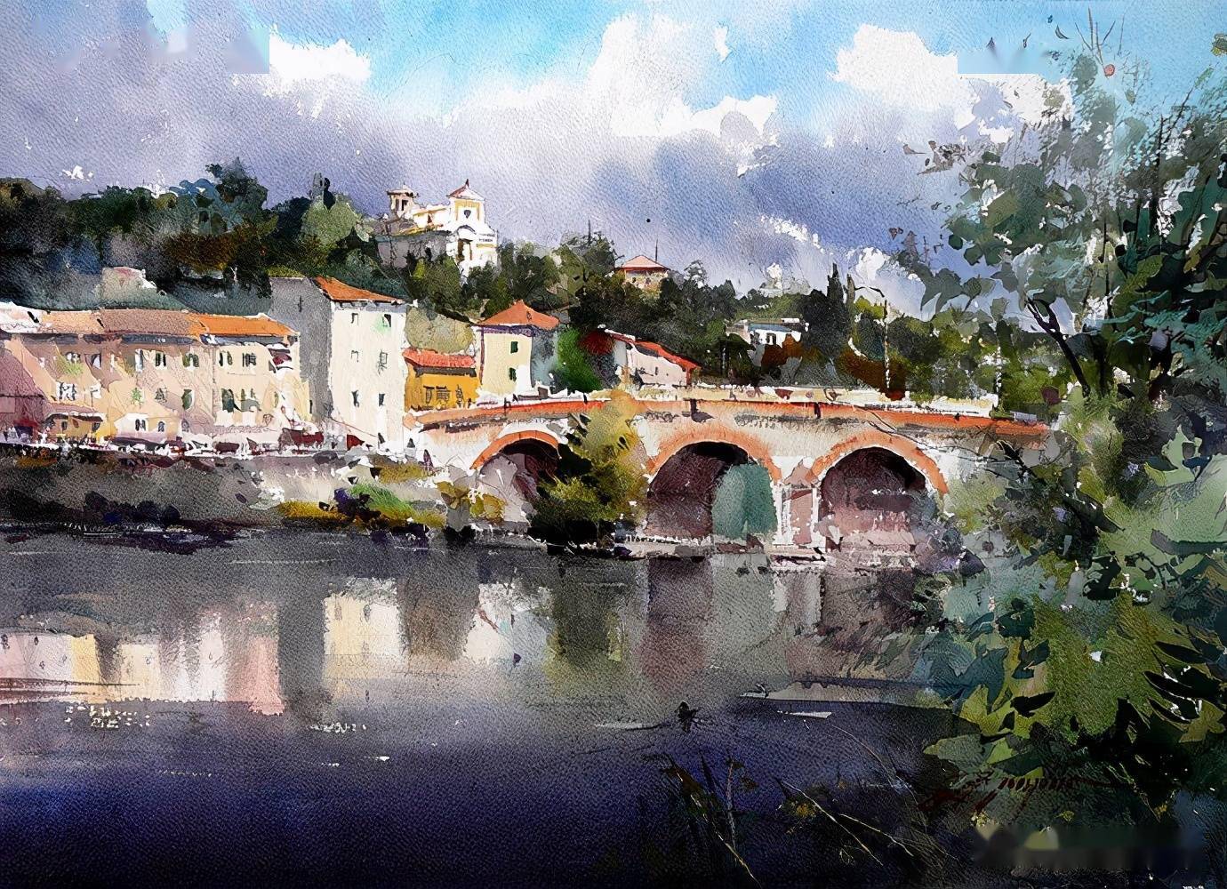 澳大利亚画家 david taylor 水彩作品欣赏