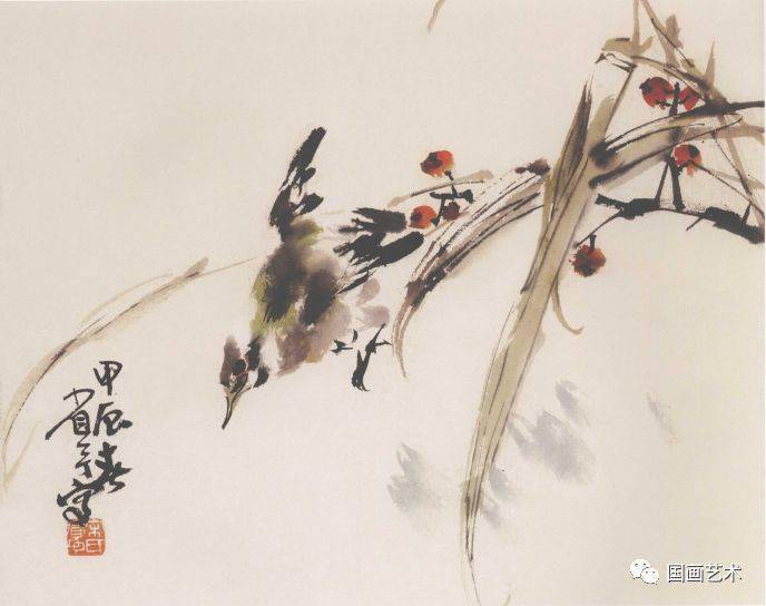 宋省予花鸟作品分享