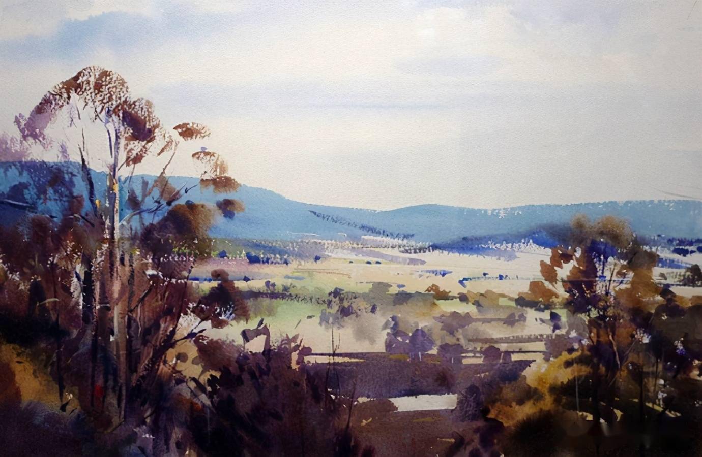 澳大利亚画家 david taylor 水彩作品欣赏