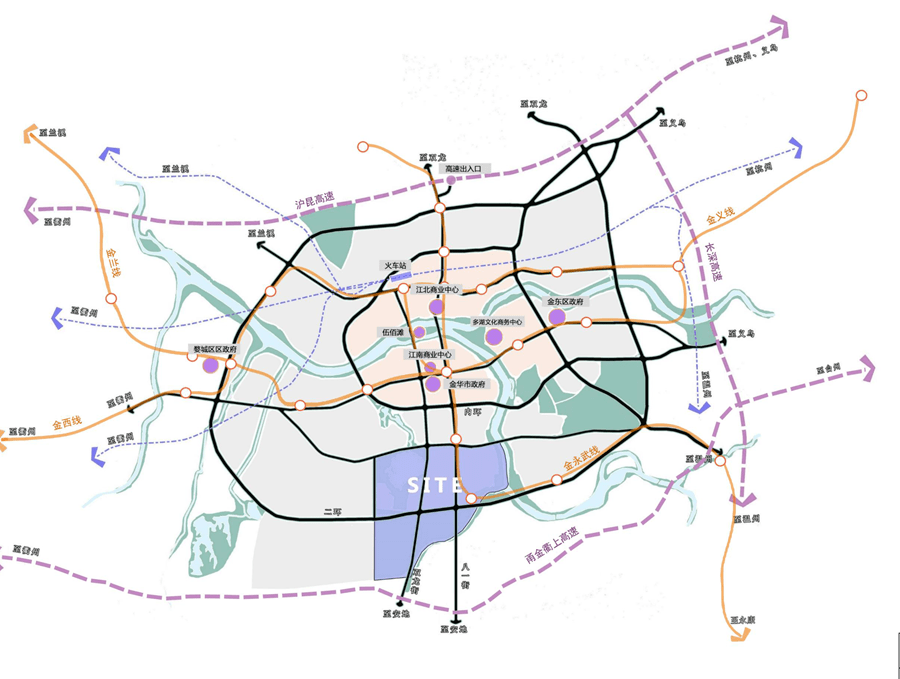 金华市轻轨规划图图片