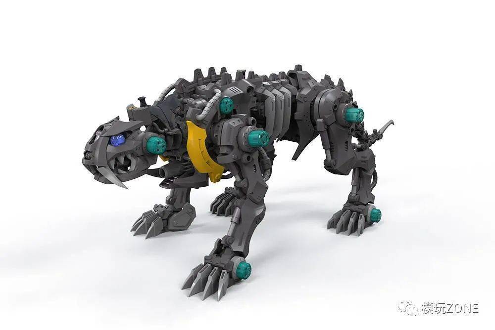拼装寿屋hmm系列135獠牙剑齿虎