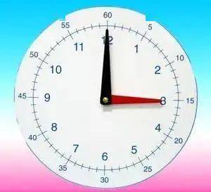 ② 时针走1大格是1时,分针走1大格是5分,走1小格才是1分,秒针走1大格