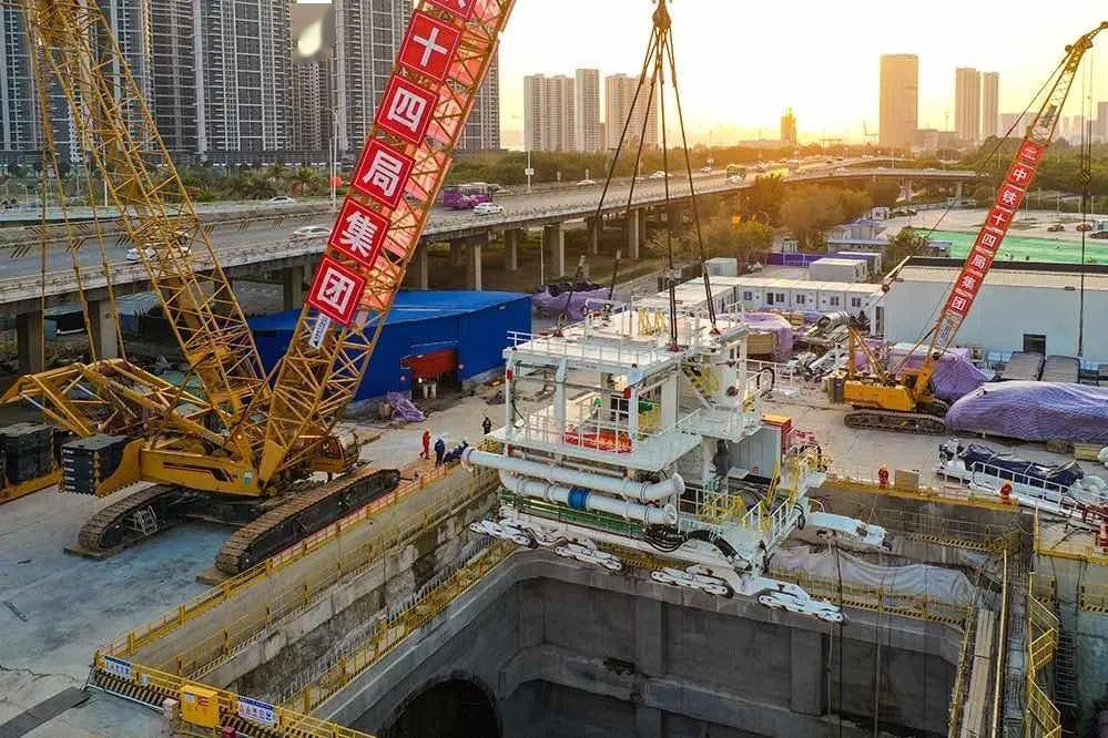 "永平号"盾构机下井组装!汕汕铁路汕头湾海底隧道最新进展来了
