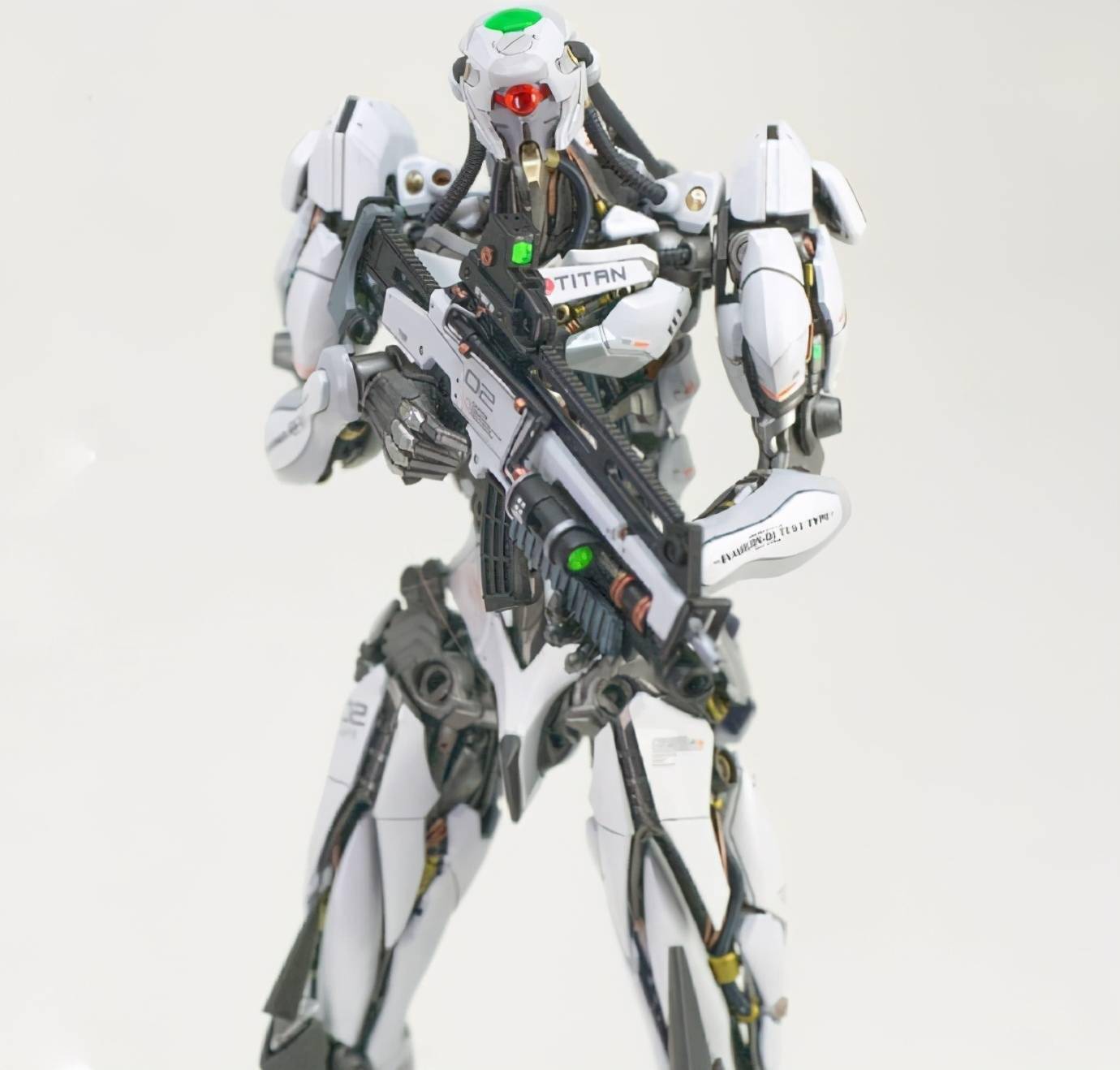 EVA零号机模型改造未来科技感人形机甲