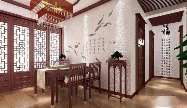 森卓硅藻泥--餐厅背景墙应该怎么装才好看?