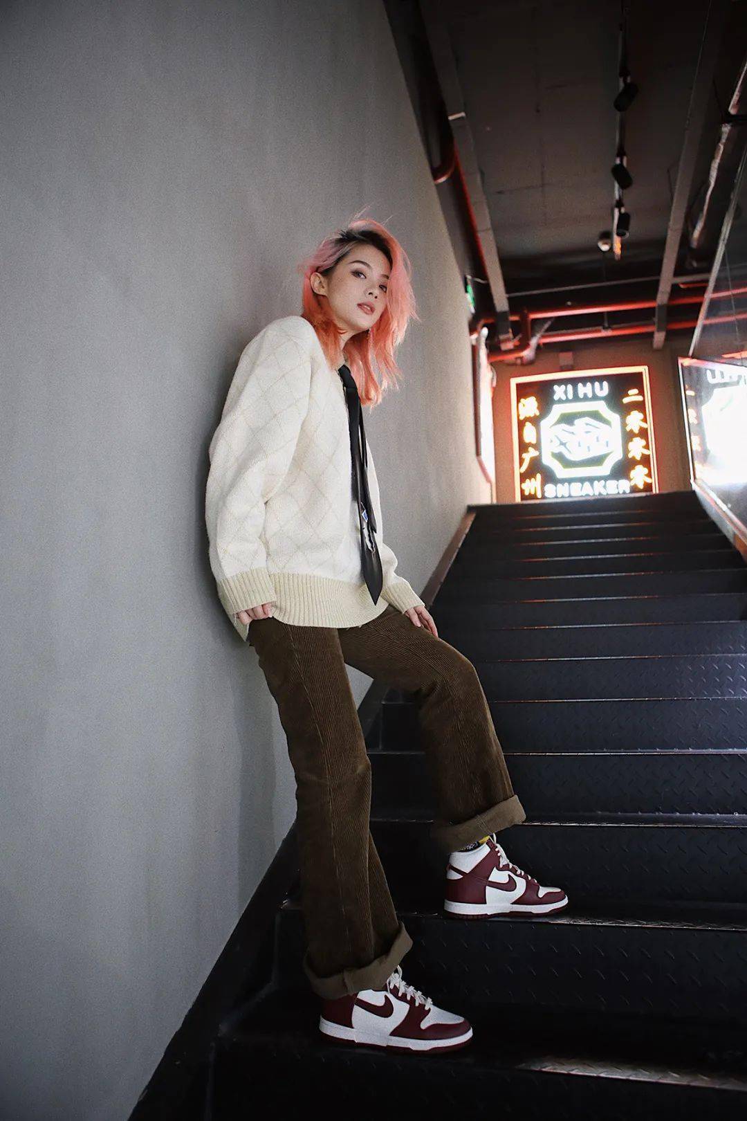 xh55 girl#「 "vibe风正浓,我看好这双dunk hi的搭配潜力.