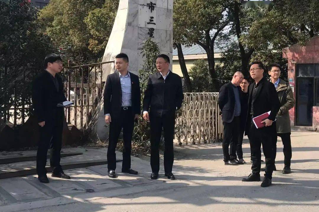 海宁市副市长马明浩来许村调研低效用地腾退等工作