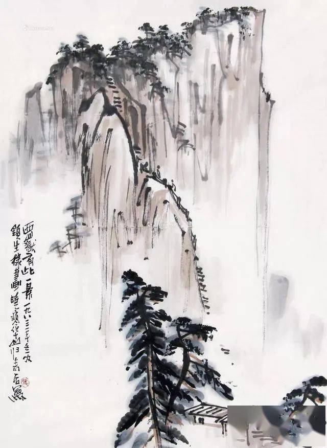 一组极简山水尽得天趣
