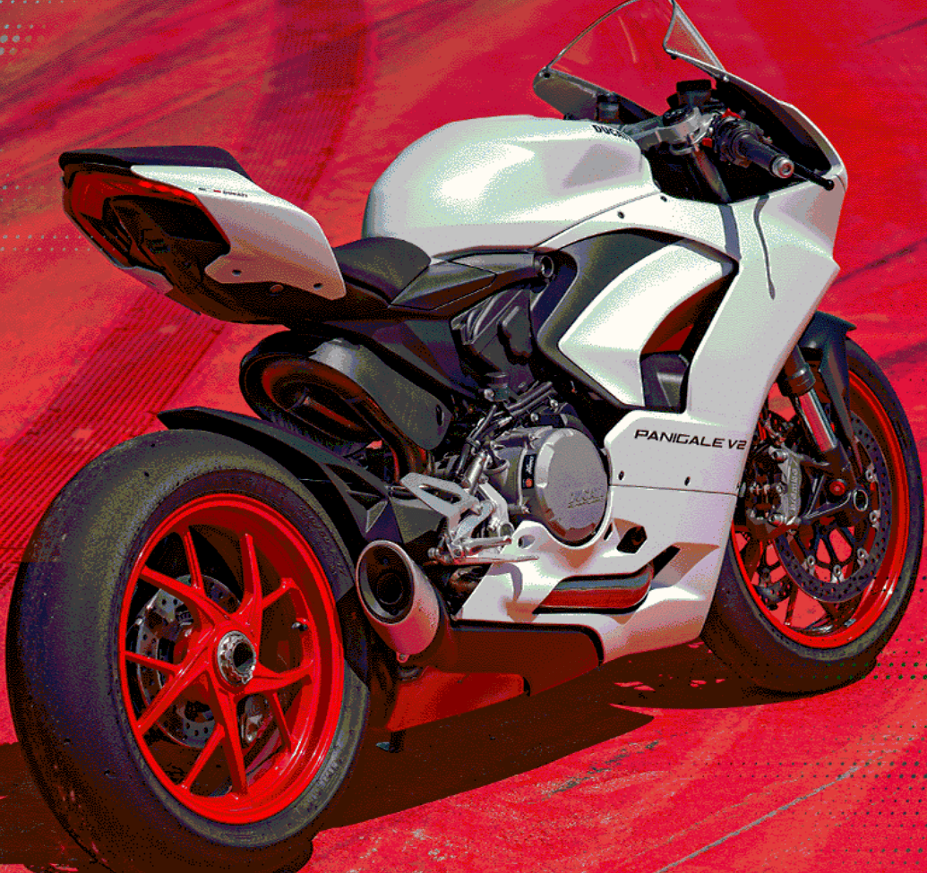 杜卡迪发布新款星耀白v2超跑.