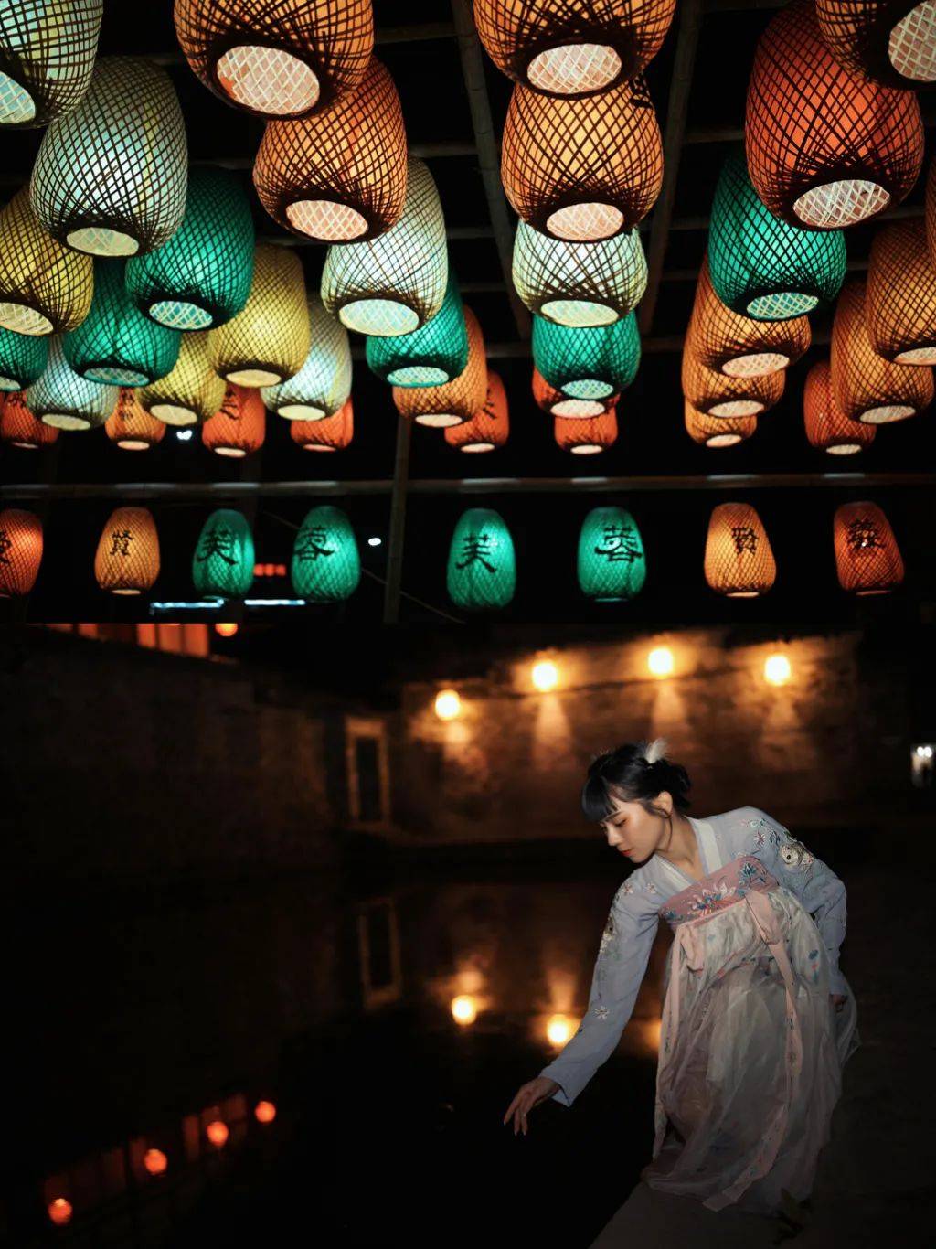 元宵将至美景美图美人楠溪江花灯节带你穿越回古代