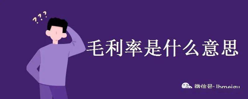 带领一部分人先读懂财报 毛利率 第9期 企业