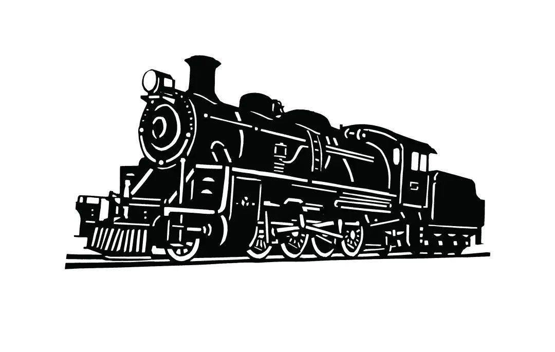 当剪纸遇上蒸汽机车