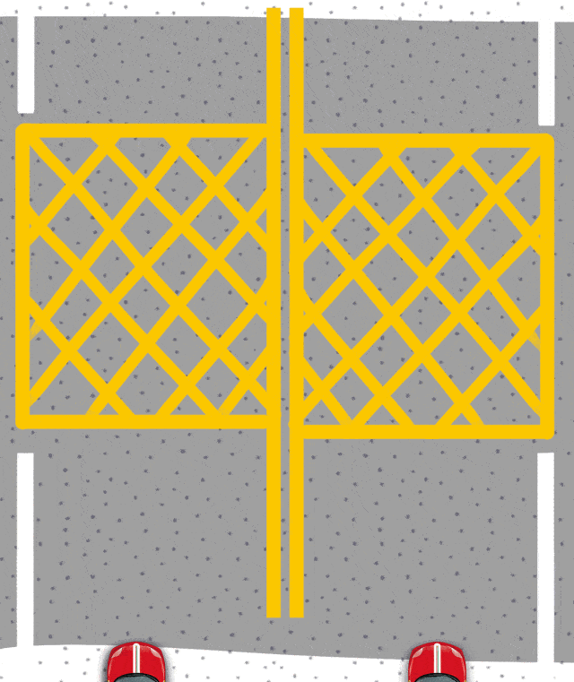 不得从前方车辆两侧穿插或者超越行驶,不得在人行横道,网状线区域内