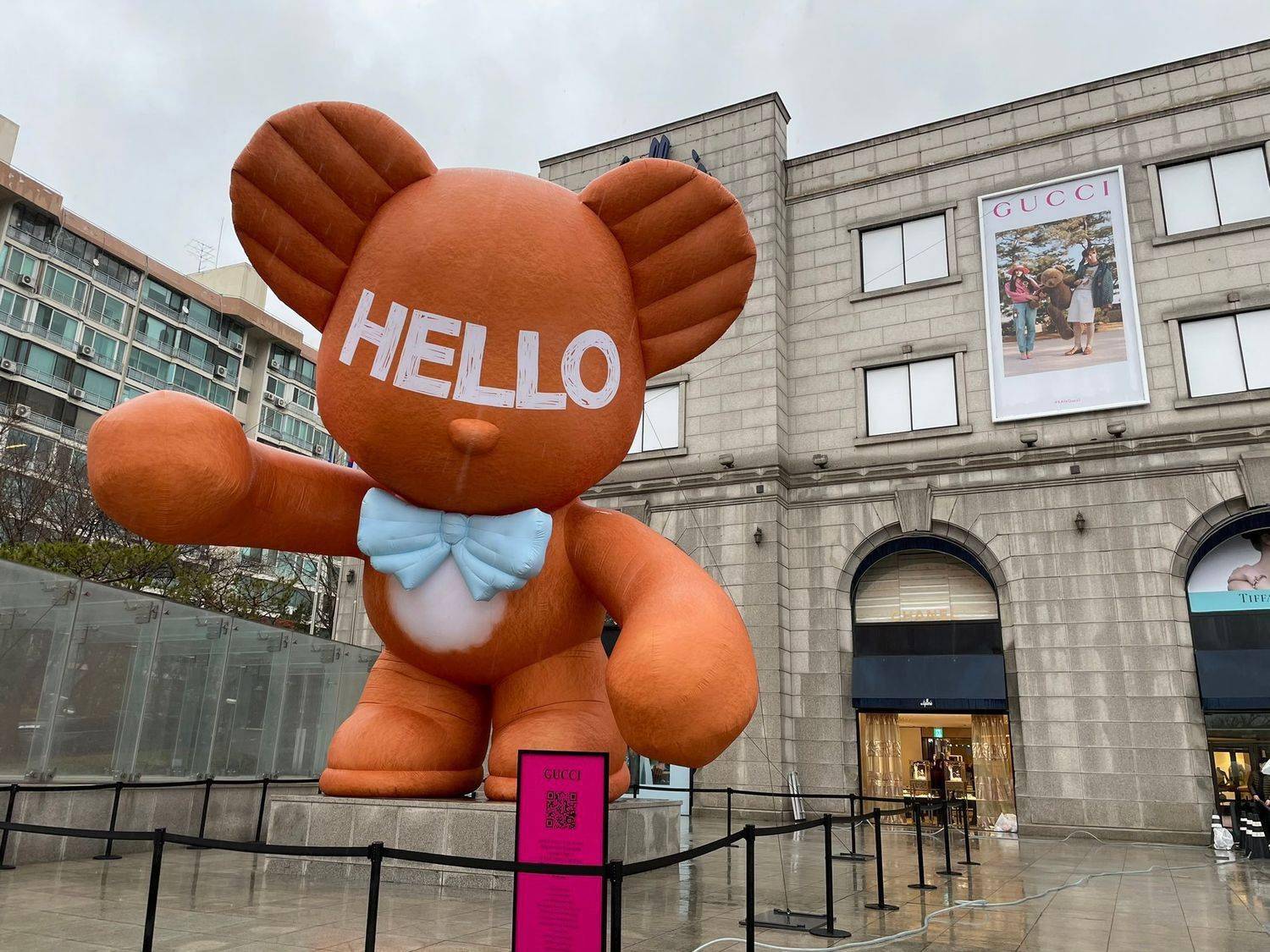 和小熊亲故手挽手,kai x gucci系列韩国地广已上线!