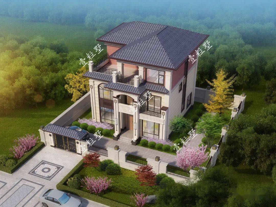 青山绿水美如画乡村不比城里差建别墅就选它你值得拥有