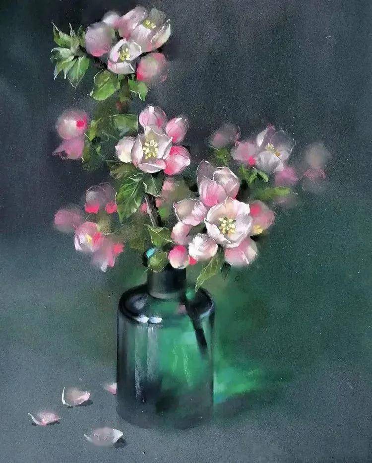 乌克兰画家verakavura色粉画作品欣赏