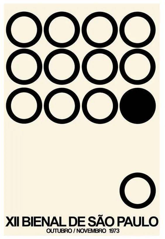 重复使用圆形元素能做出n多种版式